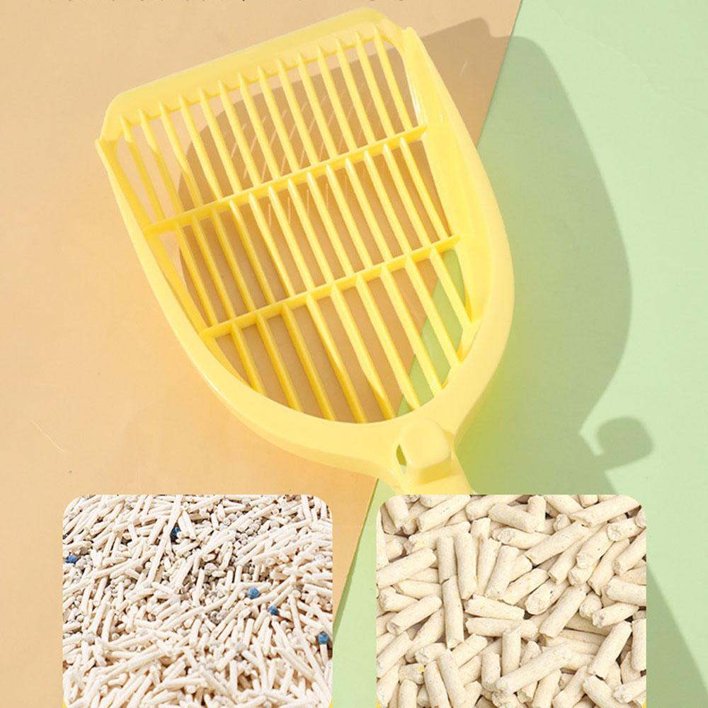 Cat Litter Scoop, Premium Cat Litter Shovel Poop Scooper With Fine Holes, Easy-To-Clean Durable Pet Cleaning Tool,
