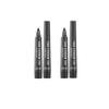 Fork Eyebrow Tint 2g 04 Grey Black 2pcs - Long-lasting 4-Prong Tip Pen
