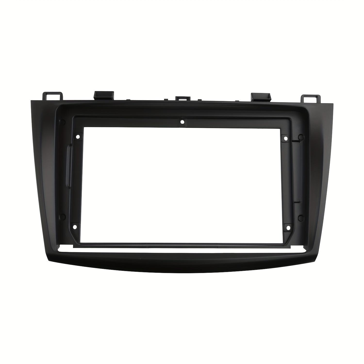 

9 Inch Dual DIN Car Radio Panel for Mazda 3 2010-2013, Universal Stereo Dashboard Decoration Kit, GPS DVD Bezel Replacement, чорний