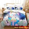 Show By Rock! Bedding Set Cartoon Anime Three-Piece Set Adult Kid Bedroom Duvetcover Sets 3D Kawaii Cute Girls