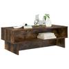 Coffee Table Smoked Oak 100 x 46 x 35 cm Engineered Wood
