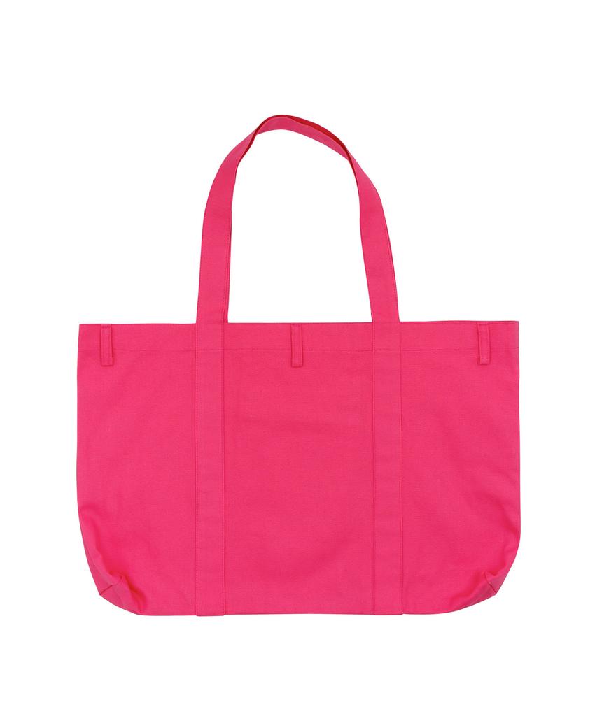 Kijiko Ke906. Angled Pocket Utility Tote Hot Pink