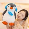 25/35cm New Simulation Penguin Doll with Headphones Plush Toy Cartoon Anime Cute Pillow for Children's Birthday Gift Fun Doll