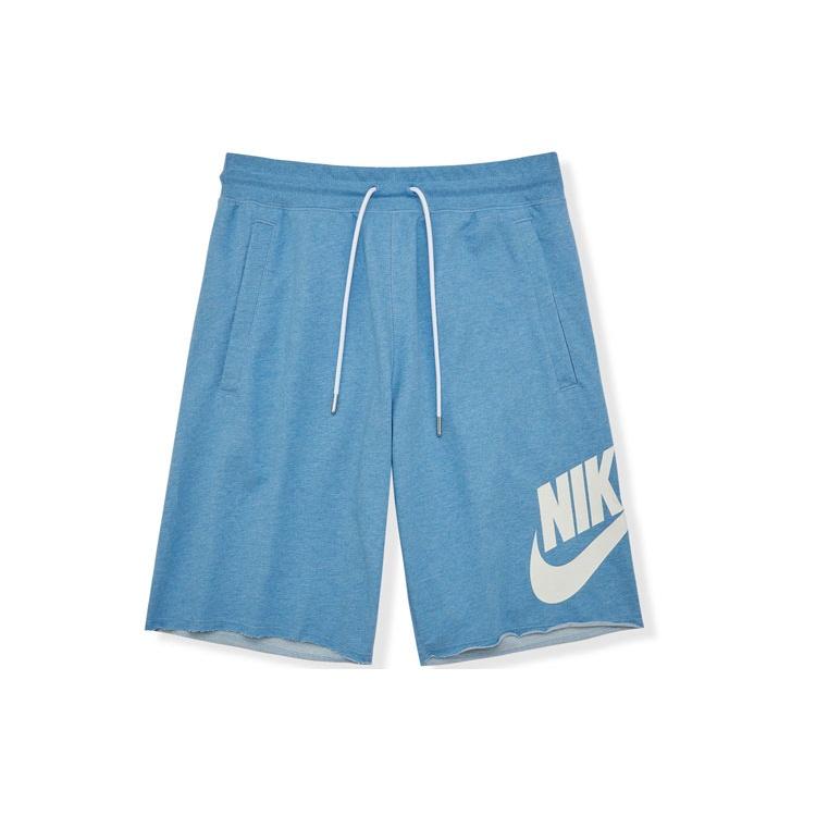 Men s Nike Large Logo french terry Athleisure Casual Sports Shorts Blue AT5268-462 S