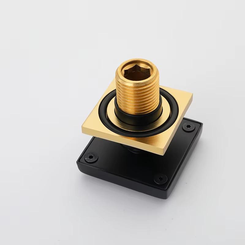 HONGDEC High Pressure Square Spa Massage Shower Body Jets Wall Mounted Bathroom Sprays Body Jet Brass for Hotel Home Project