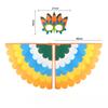 Phoenix Peacock Feather Wings Cape Mask Set for For Girl Boys Halloween Bird Show Party Performance Favor Costume