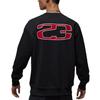 Jordan Sweatshirts Men's Black Crew Neck Moderate IO7830-010