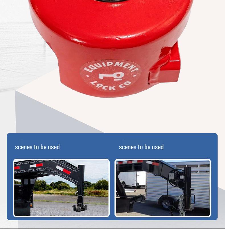 Universal 2-5/16" Trailer Hitch Lock Anti-Theft Safety Ball Coupler