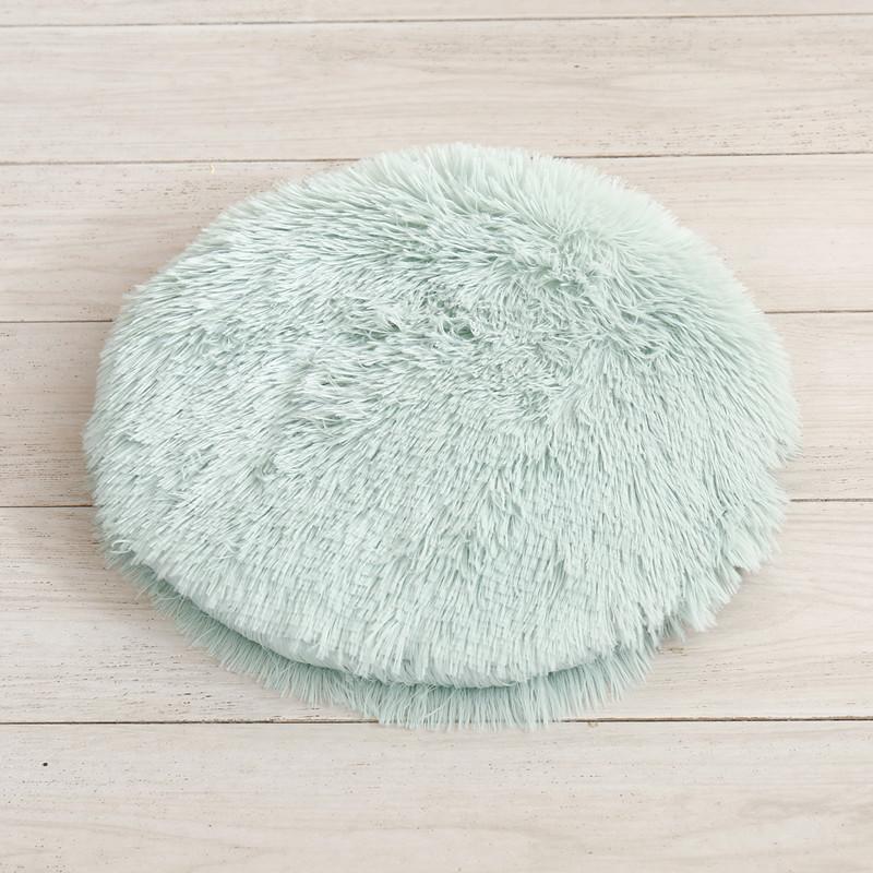 Plush Cat Bed Mats Round Pet Bed For Cats Small Dogs Soft Fleece Pet Sleeping Mat Kitten Puppy Nest Pet Cushion Cat Accessories