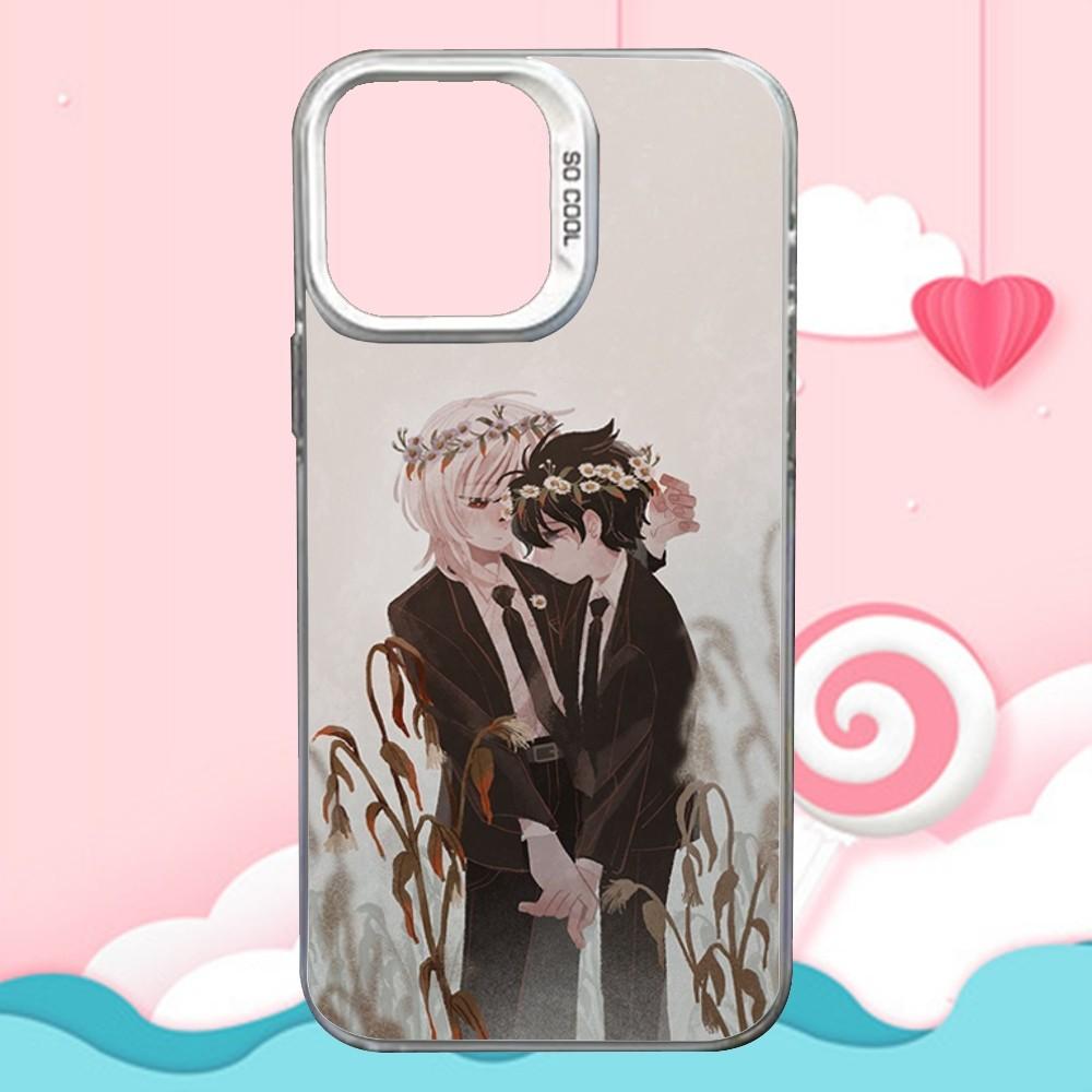 

Saihate Station Shion Phone Case For iPhone 16,15,14,13,12,11,Mini,Pro,SE,MAX White Matte Shockproof Cover iPhone14