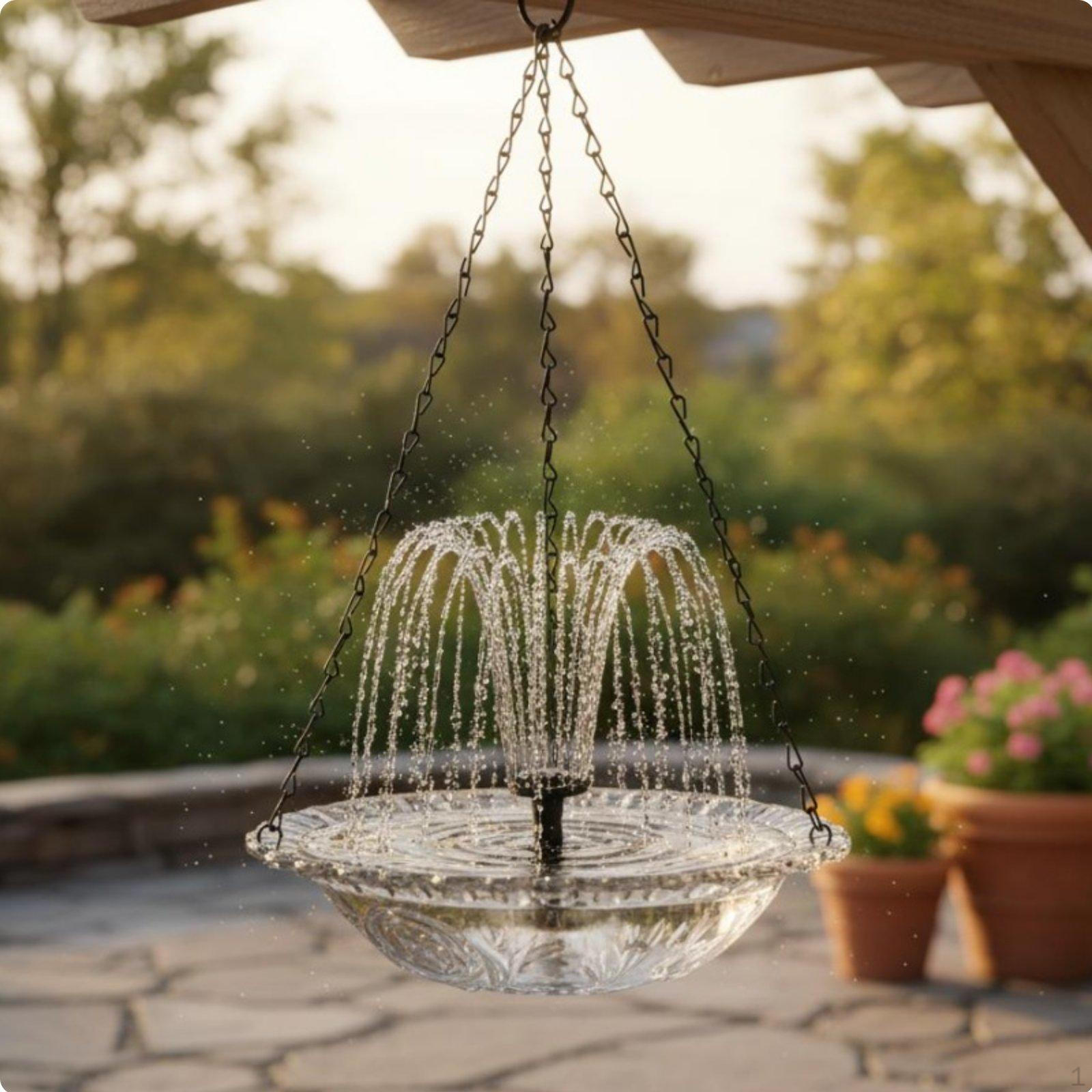 Hanging Bird Feeder Easy to Hang Bath Weather Resistant Garden Accessory for Gardeners,