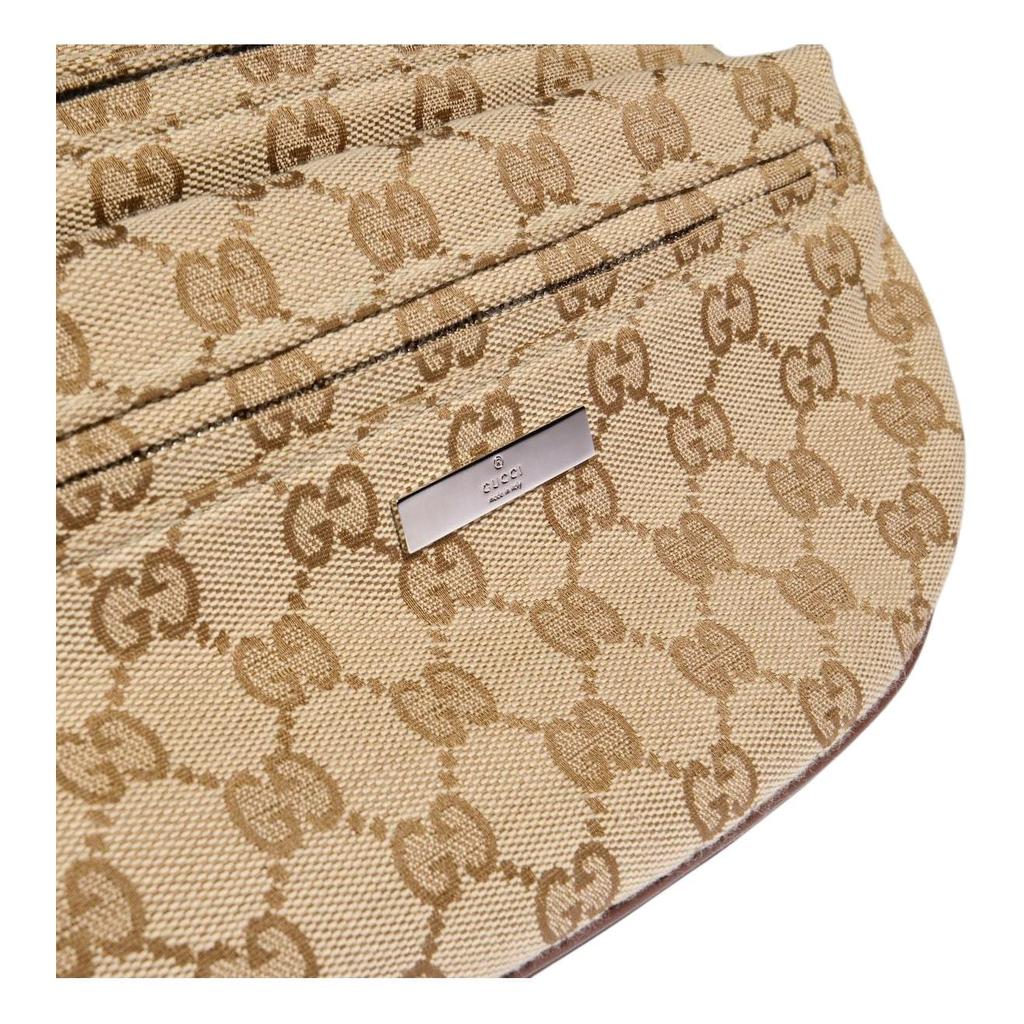 GUCCI Canvas Fanny Pack Medium Women's Brown 875229-FAF8P-9647