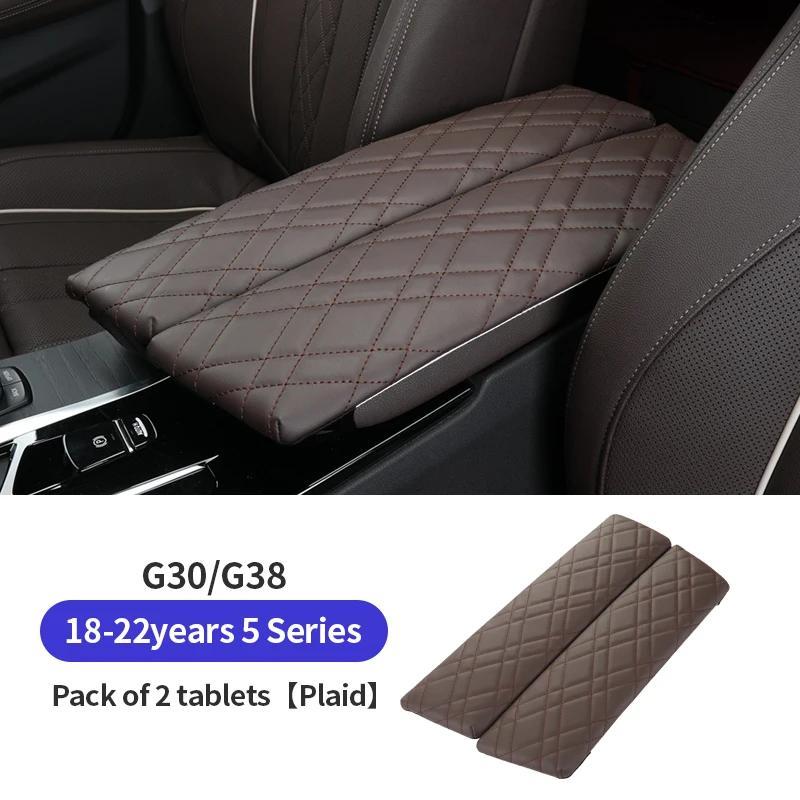 MBYDM1 New 2025 Car Armrest Box Pad Auto Central Arm Rest Box Cover Protect Mat For BMW 5 Series G30 G38 G32 6GT 2018-2023 Interior Acc