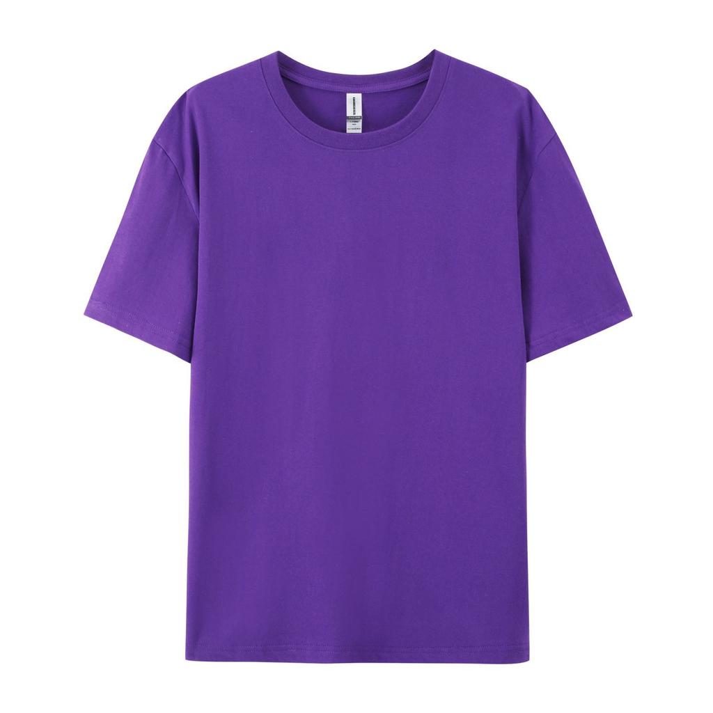 Rundhals Baumwolle Einfarbige T-Shirts Herren Damen Kurzarm Lässig Weiche Kleidung Sommer Oberteile