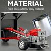 1:32 Agricultural Walking Tractor Diecast Car Alloy Model Toys With Sound Light Front Steering Rubber Tire Vehcie Children Gifts
