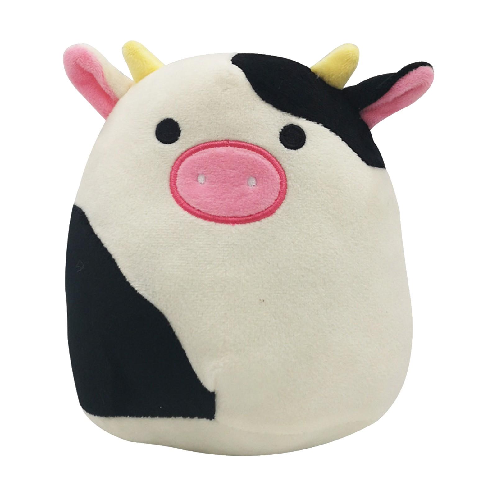 

Плюшевые игрушки, милые мягкие коровьи чучела, отличный подарок для детей на день рождения, Рождество S чёрный