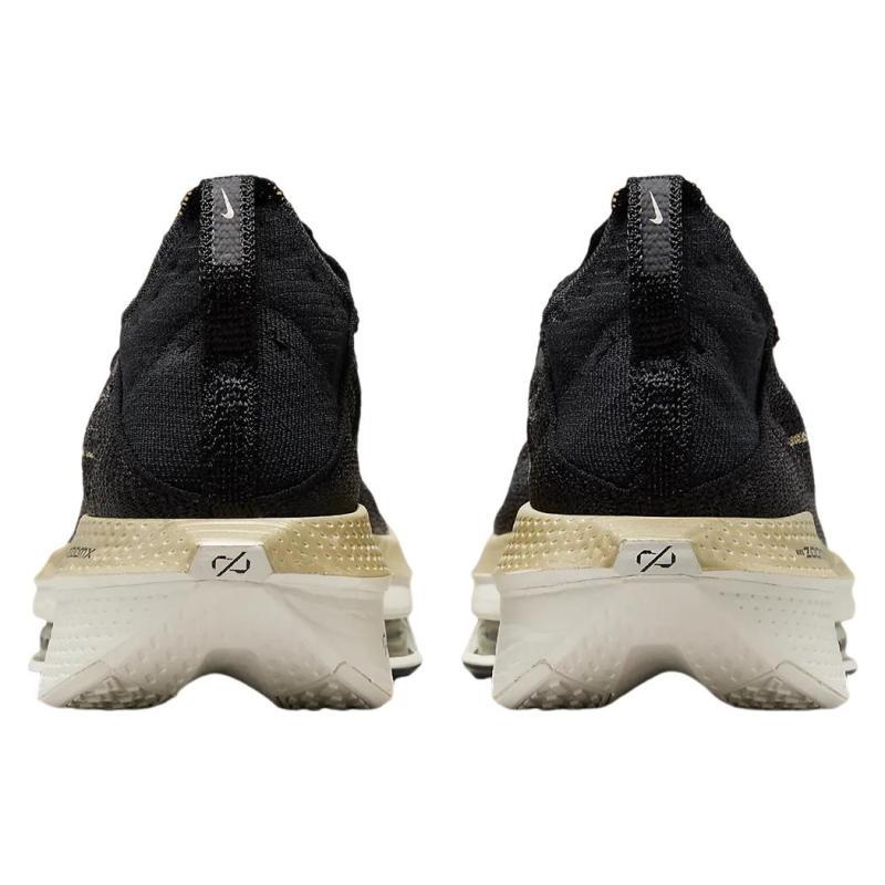 Nike Air Zoom Alphafly Next% 2 Black Metallic Gold Grain Sneakers Casual DN3555-001