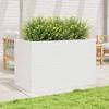 Planter Box White 110*60*68.5 Cm Solid Pine Wood