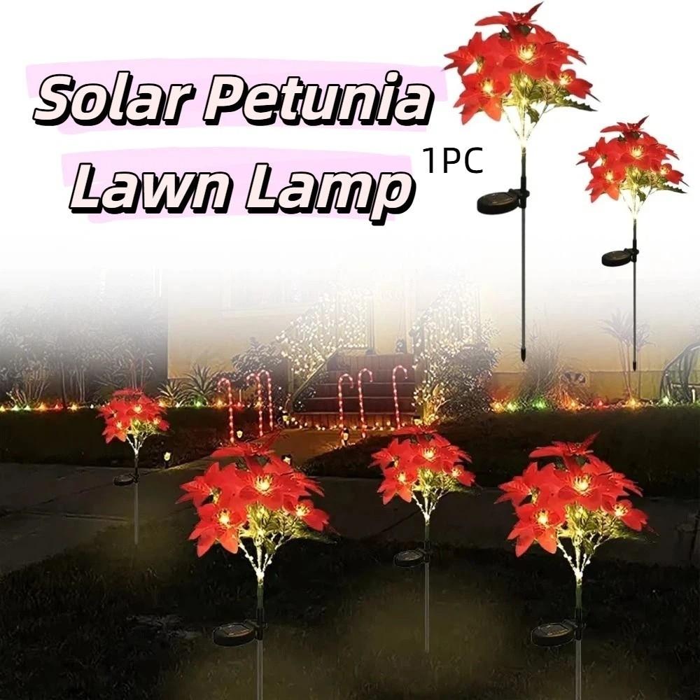 LED LED Solar Christmas Flower Lights Light LED Light Artificial Flower Light Solar Solar Powered Outdoor Christmas Decorations