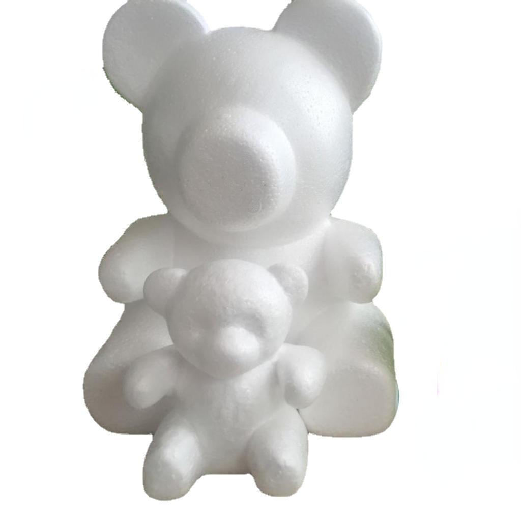 

Foam Bear Modeling DIY Craft Valentine S Day Party Decoration Supplies Gift Crafts Supplies Big(20x13cm) белый