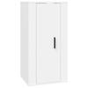 7 piece TV cabinet set white particleboard