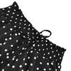 Frühling/Sommer Bohème Weite Hosen mit elastischem Bund und Polka-Dot-Print Lange Rockhosen für Damen