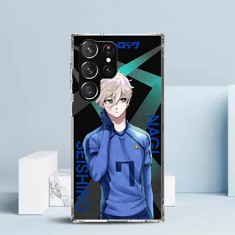 Hot Anime Blue Lock Soft Cover for Samsung Galaxy S25 Edge S26 S24 S23 Ultra Phone Case S22 S21 Plus S20 FE Print Pattern Shell