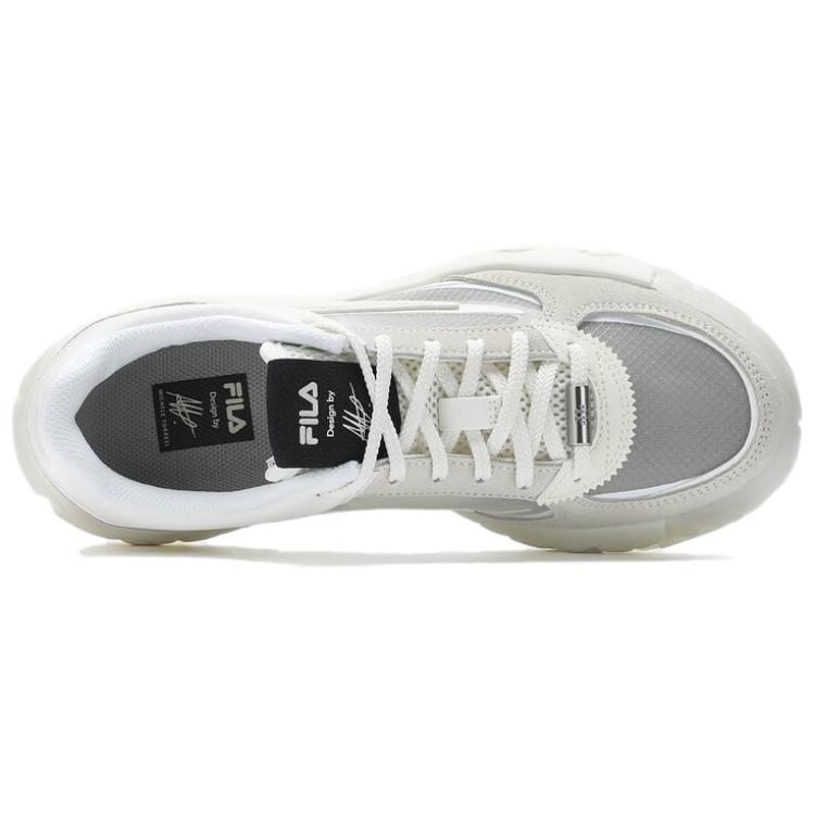 FILA Gara 2 Comfortable Versatile Durable Low-Top Running Shoes Women sneaker White Gray F12W433201FSV