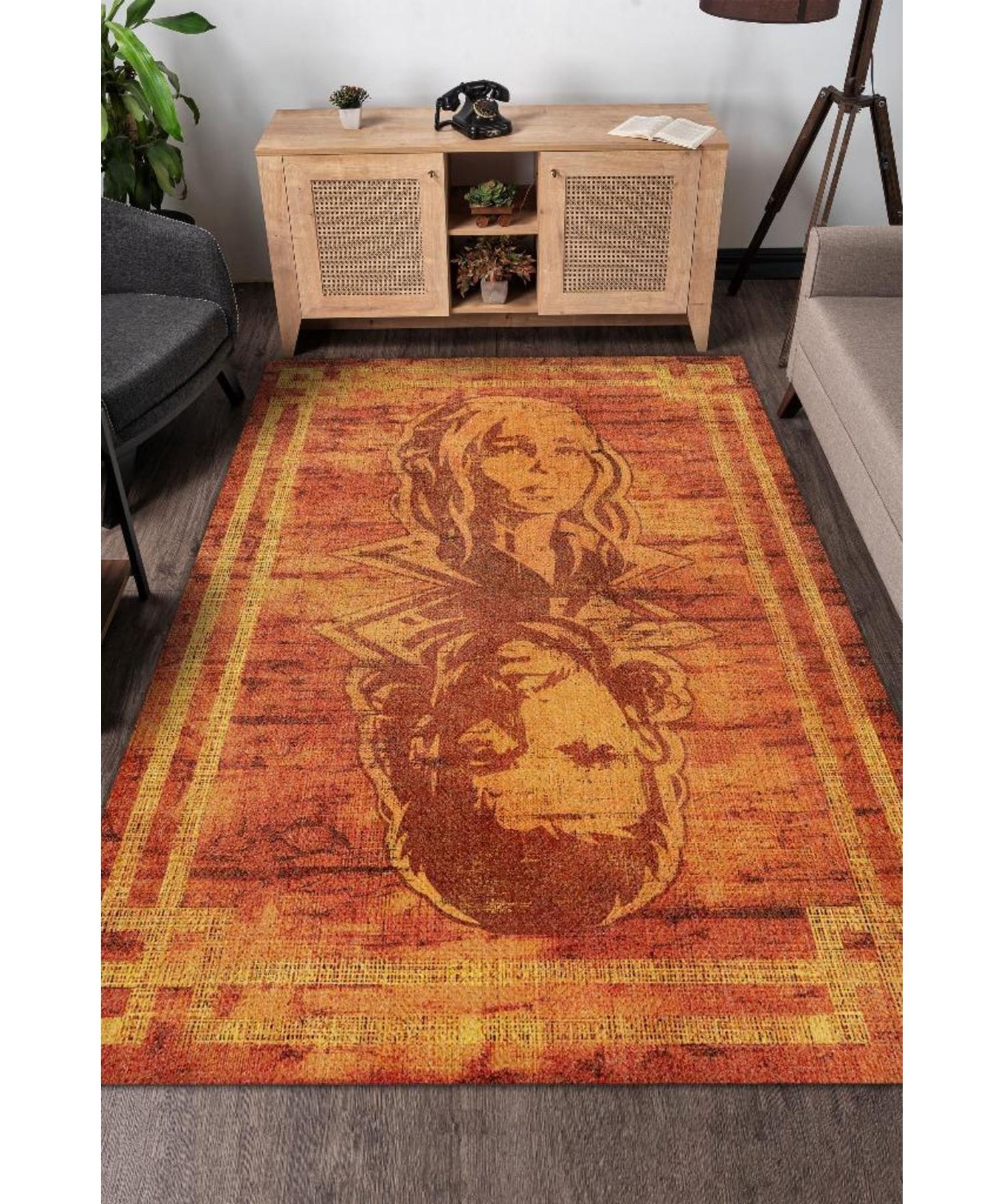 

Тканый моющийся ковер Tough Love в стиле «Игры престолов»