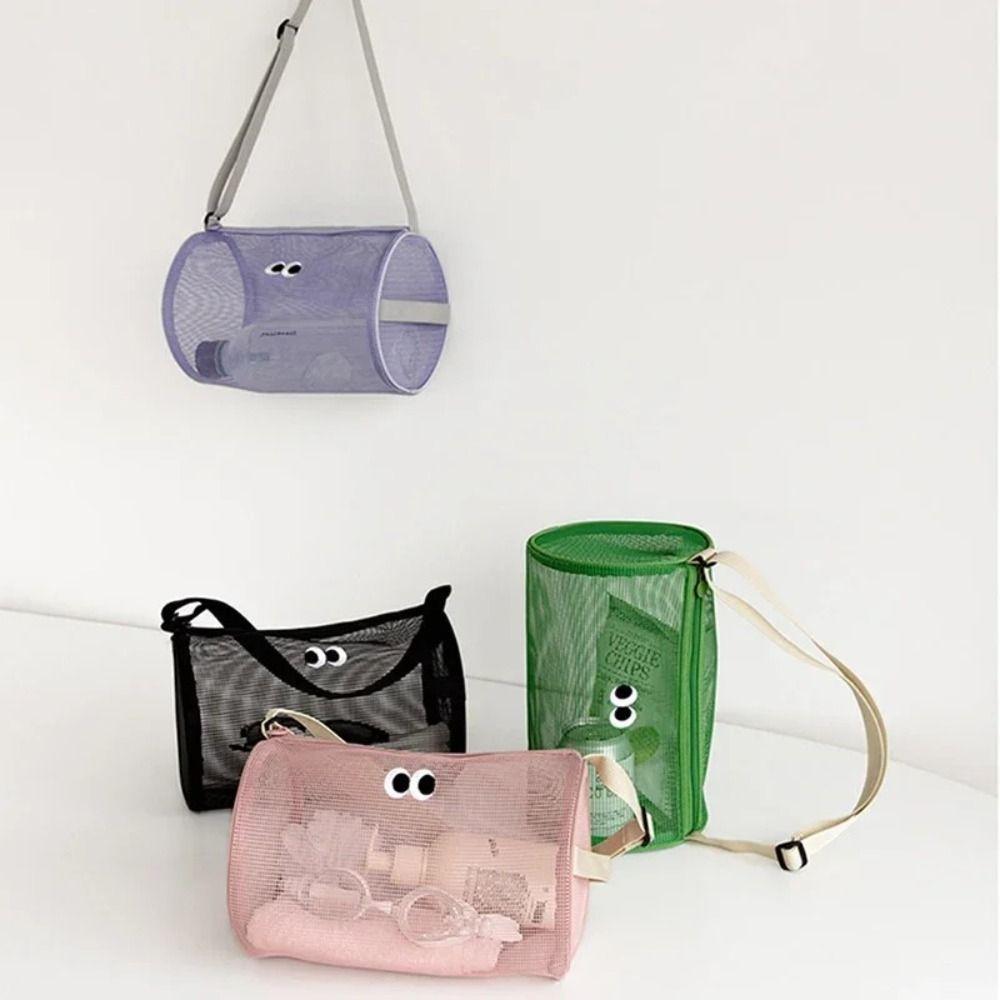 Breathable Beach Bag Waterproof Mesh Bag Travel Cosmetic Bag  Women