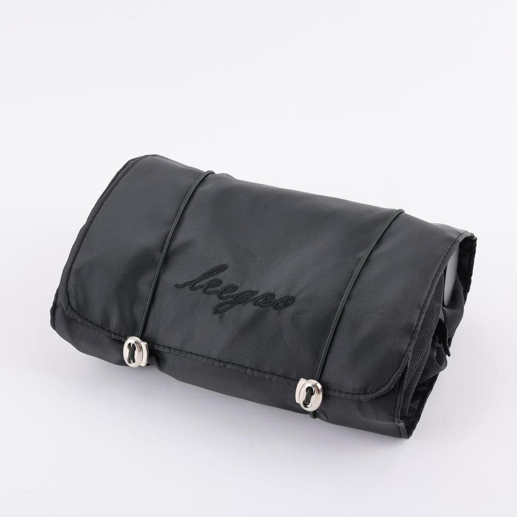 Multifunctional Foldable Mesh Makeup Bag: Large-Capacity, Detachable, Four-in-One Travel Organizer