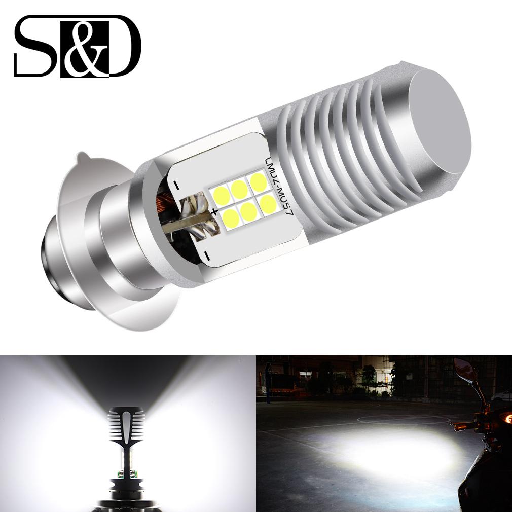 

1 шт. P15D светодиодная фара для мотоцикла ближнего света Moto H6M светодиодная P15D-25-1 12SMD 3030 чипы 1200LM налобная лампа для мотоцикла мотоциклетная фара лампа