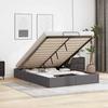 VidaXL Ottoman Bed Frame Without Mattress Grey 140x200 Cm Faux Leather, Bed Frame, Upholstered Bed Frame, Bed Frame 3310807