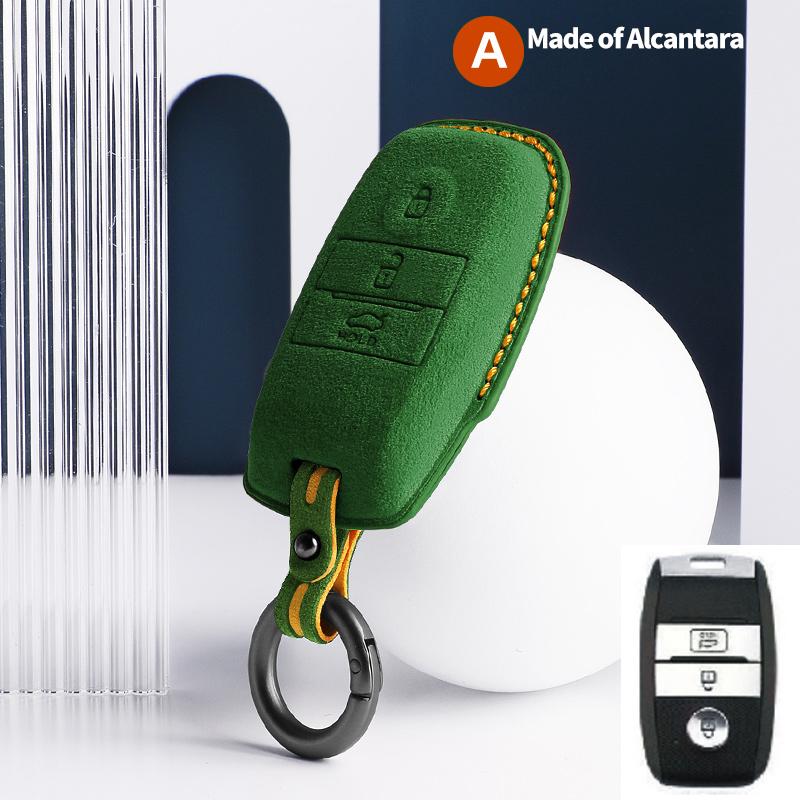 Interior Mouldings For Kia Rio Picanto QL Sportage Ceed Cerato Forte GT Stinger Sorento Optima K2 K3 K4 K5 Car Key Case Suede Ke