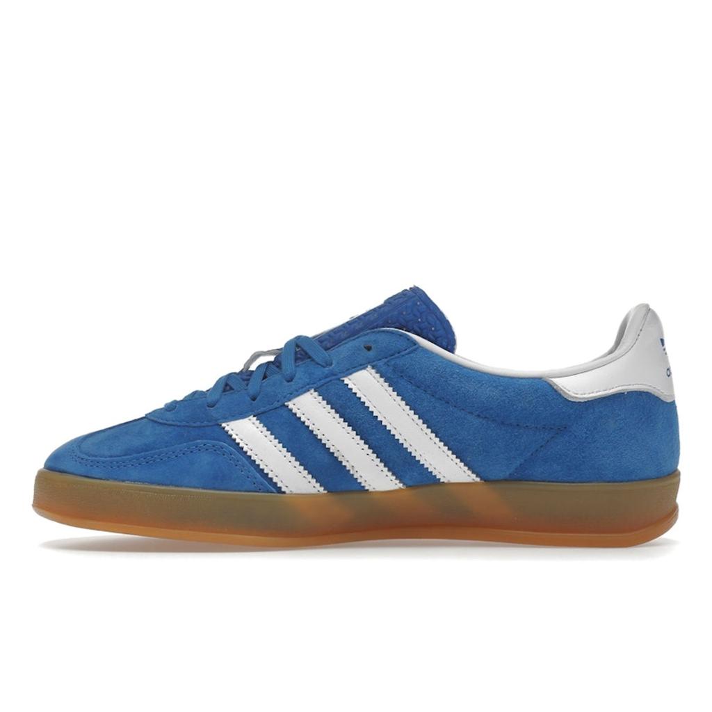Adidas Gazelle Indoor Blue Bird Gum Sneakers Unisex Cloud-White H06260