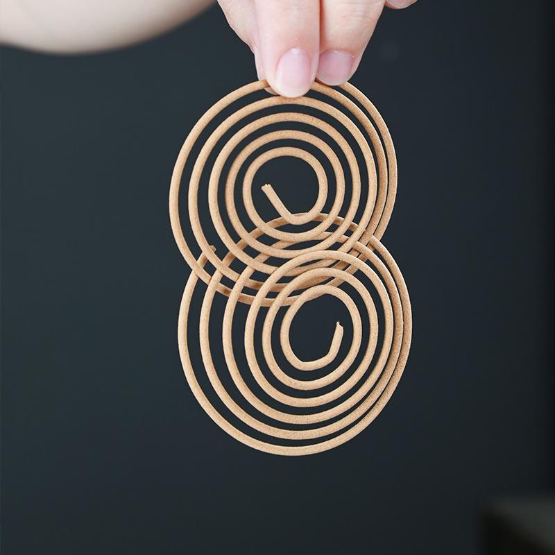 Yabai Agarwood & Mugwort Incense Coils - 48 Discs: Old Mountain Sandalwood for Indoor/Outdoor Odor Removal & Ceremony Use