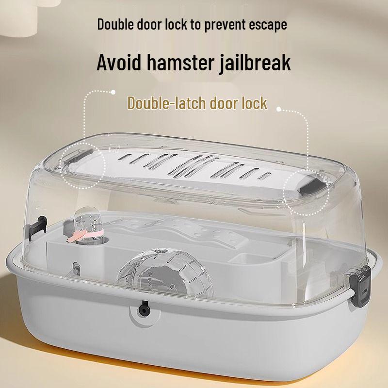 Golden Bear Luxus Acryl Hamster Villa - Extra Großer Anfängerkäfig