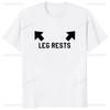 Humor Printed Leg Rests Dad Joke Adult Tshirt Hip Hop Casual Fashion Loose Streetwear Unisex Tshirt Hot Sale Fathers Day Gift Tees