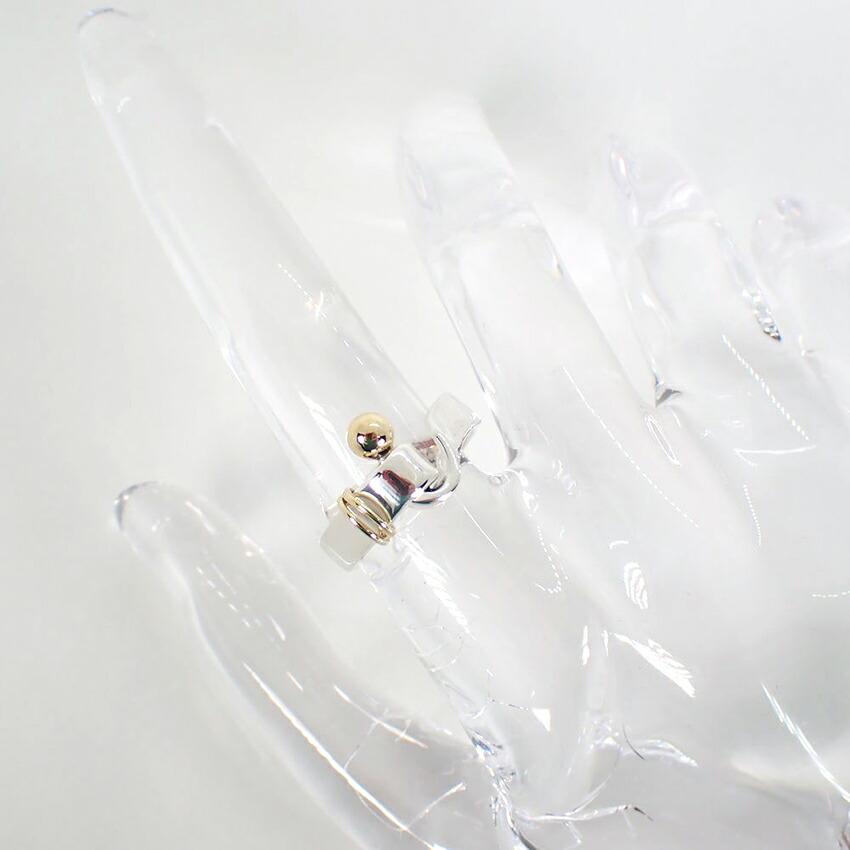 [Used] TIFFANY 925/750 Hook & Eye Ring / Size 8 / J77-2