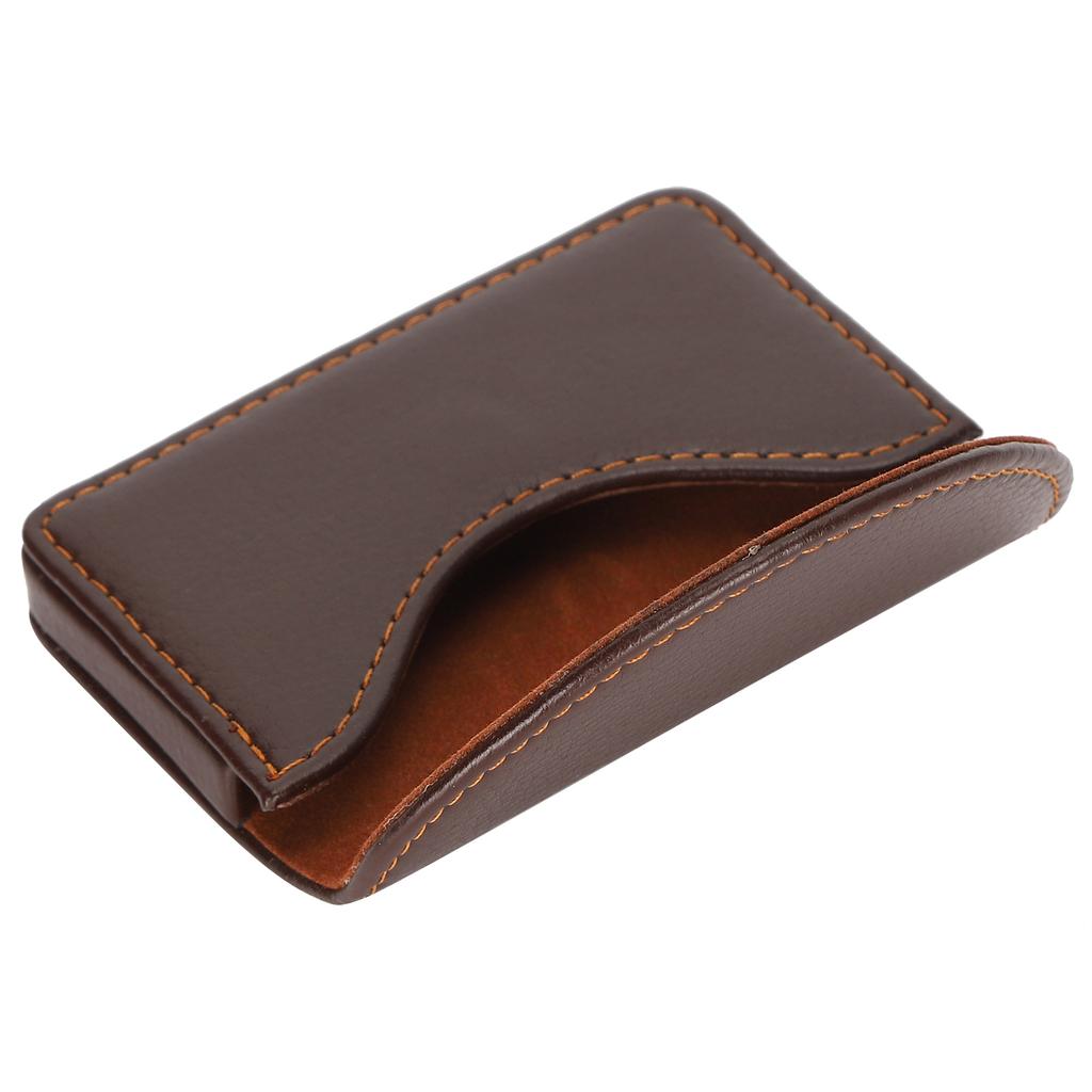 Business Name Card Case PU Leather Holder Organizer Gifts for Traveling Business