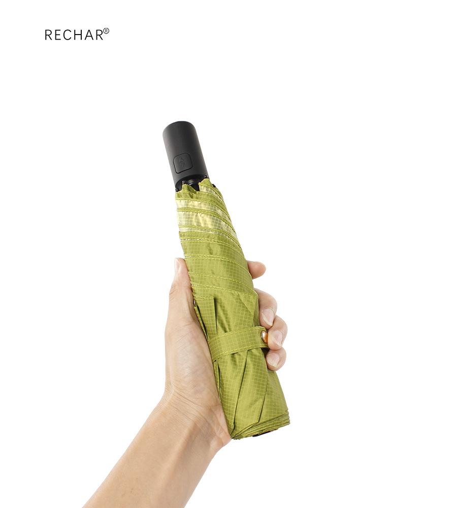 

В наличии темно-синий R3072 ультратонкий ультралегкий 20D клетчатый трехсложный автоматический зонт от солнца и дождя