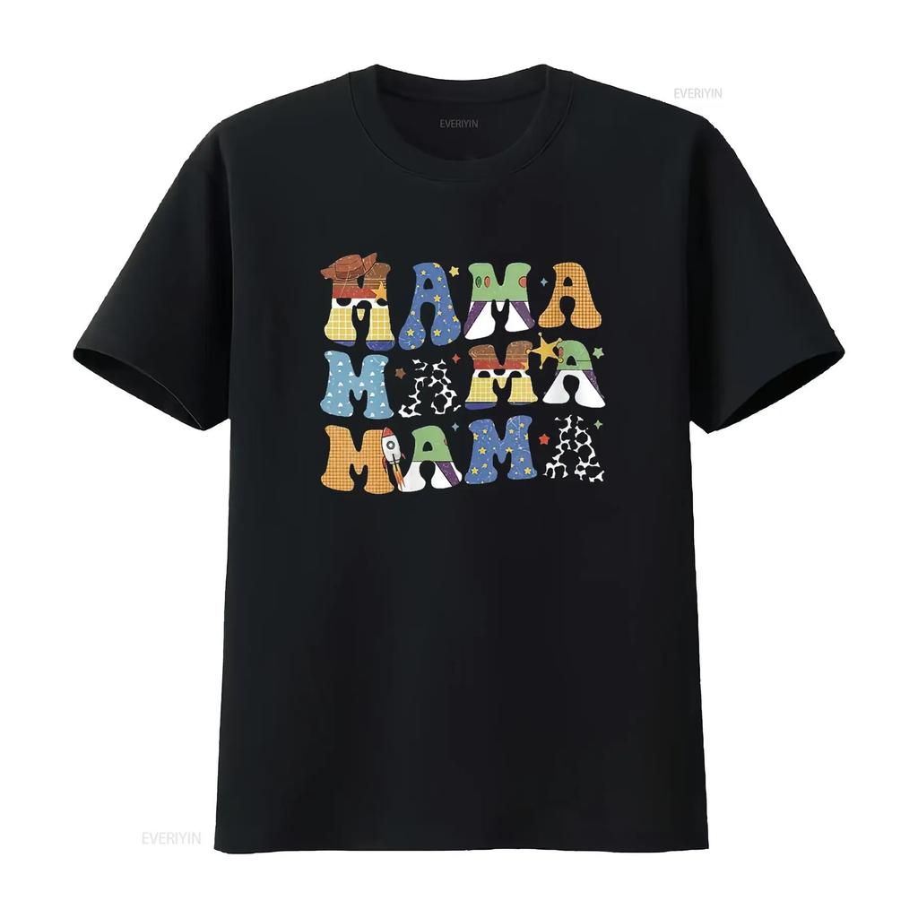 Mama Retro Theme Graphic T-Shirt