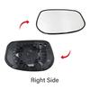 For Honda Fit 2009-2013 Jazz 2011-2013 Car Left Right Side Mirror Glass Rearview Mirror Lens w/ Backing Plate Door Accessories