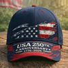 American Anniversary D full print baseball cap Independence Day visor source one piece