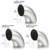 90 Degree Bend Elbow Pipe 201 Stainless Steel tube curve pipe OD 60mm 63mm 76mm