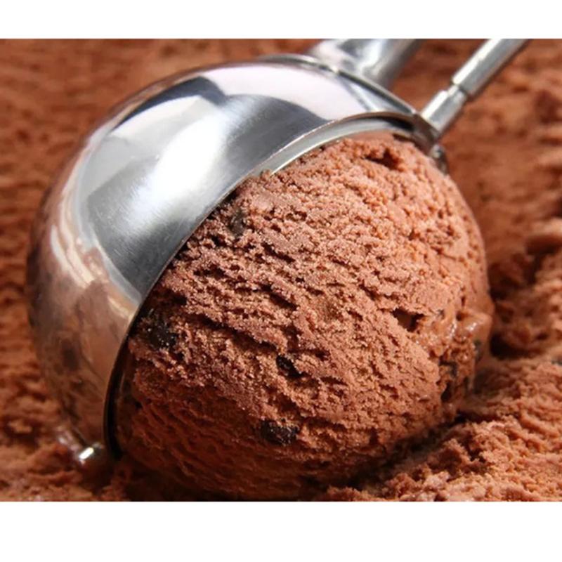 Stainless Steel Mechanical Ice Cream Scoop | Melon Baller, Cookie Portioner