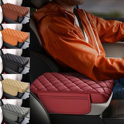 Car Center Console Armrest Cushion,4-In-1 Arm Rest Mat,Elbow Support Armrest Protector Cover,Armrest Box With Tissue Case