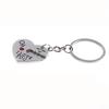 1 Set Creative Crush You Piercing Heart Couple Key Ring For Weeding Gift
