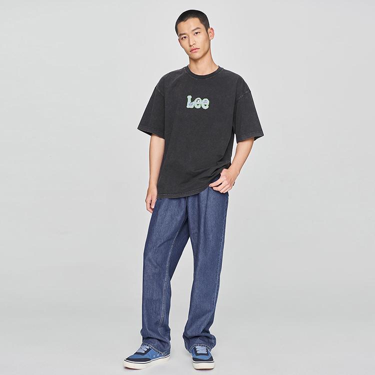Lee Ruohan Wang Comfortable Embroidered Badge Short Sleeve T-Shirt Unisex Tops LUT0092463RX00FK11000