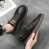 Men's Casual Leather Shoes Non-slip Wear-resistant Sports Shoes Non-slip Wear-resistant Sneakers for Men Flat Slip-on Shoe Tênis